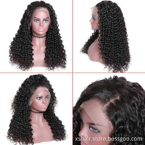 Pixie Cut Curl Pink Perruque Lace Front Original Ombre Short Human Hair Wig